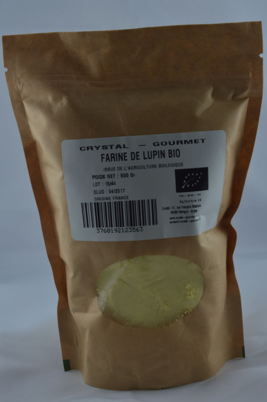 Farine de Lupin BIO sans gluten, 6 sachets de 500 g, vrac BIO, Markal
